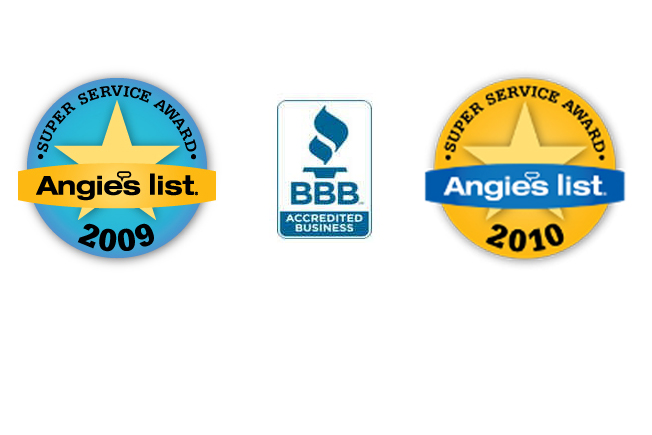 J&M Remodel and Repair is a BBB Accredited Business and Angie's List Super Service Award winner in 2009 and 2010