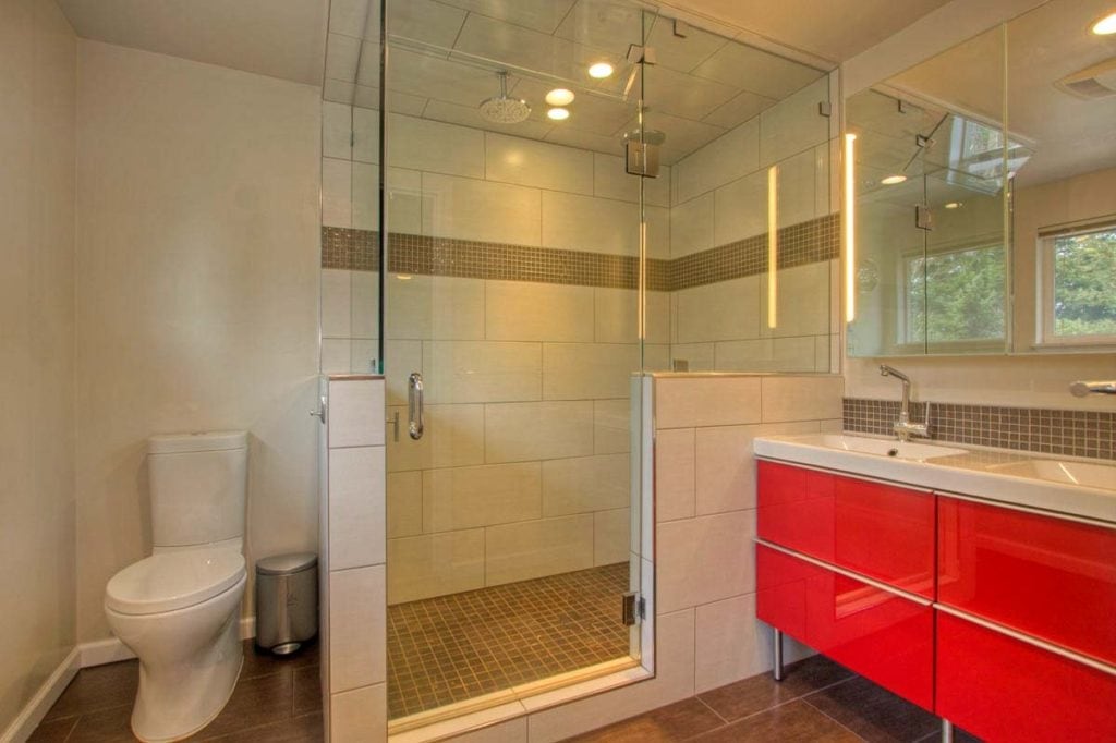 Bathrooms Bathroom With Steam Shower In West Seattle
