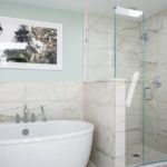 Newcastle Master Bathroom with Carrera Tile - 3