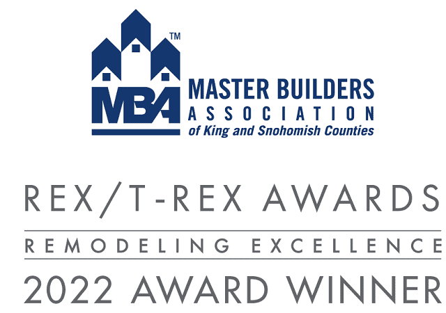 J & M Remodel was recognized with two Master Builders Association REX Awards for 2022 for a bathroom remodeling project and a comprehensive project that included a kitchen remodel